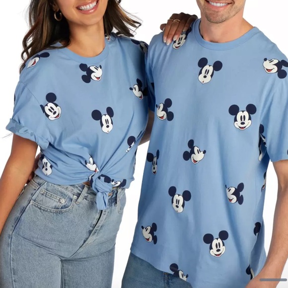 Disney Mickey Mouse Classic Allover T-Shirt for Adults - Picture 3 of 5